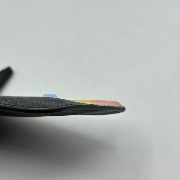 FENDI Vitello Elite Century Hypnoteyes Studded Coin Pouch Key Case Bubblegum - Picture 5 of 10